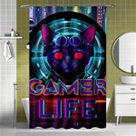 Gamer Life Shower Curtain 48  x 72  (Small)  Curtain(48  X 72 ) - 42.18 x64.8  Curtain(48  X 72 )