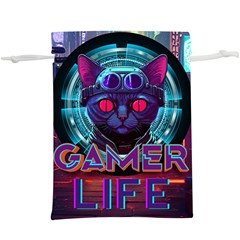 Gamer Life Lightweight Drawstring Pouch (xl) by minxprints