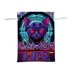 Gamer Life Lightweight Drawstring Pouch (m) by minxprints