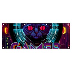 Gamer Life Banner And Sign 8  X 3  by minxprints