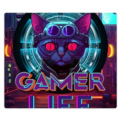 Gamer Life Premium Plush Fleece Blanket (small) by minxprints