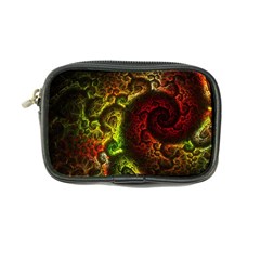 Green And Red Lights Wallpaper Fractal Digital Art Artwork Coin Purse by Semog4