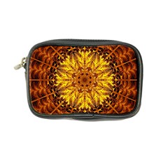 Abstract Gold Mandala Yellow Coin Purse by Semog4