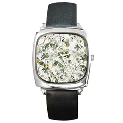 Leaves-142 Square Metal Watch by nateshop