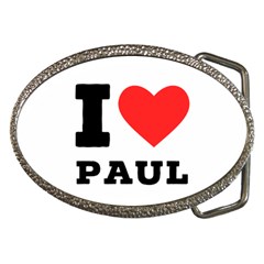 I Love Paul Belt Buckles by ilovewhateva