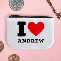 I Love Andrew Mini Coin Purse by ilovewhateva