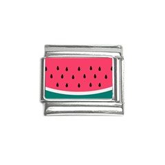 Watermelon Fruit Pattern Italian Charm (9mm) by Semog4