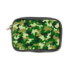 Green Military Background Camouflage Coin Purse by Semog4