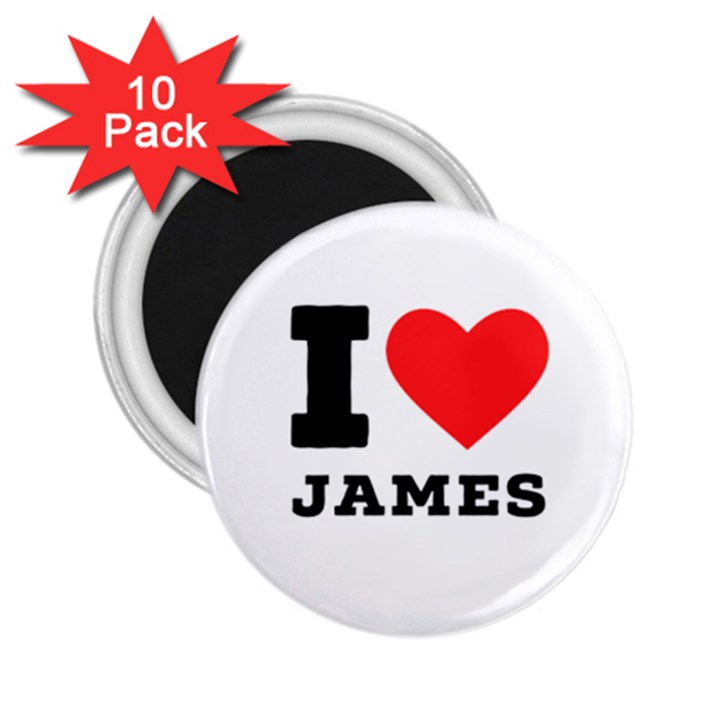 I love James 2.25  Magnets (10 pack) 