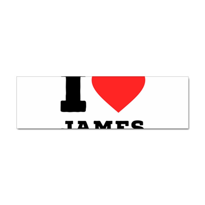 I love James Sticker Bumper (100 pack)