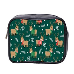 Cute Christmas Pattern Doodle Mini Toiletries Bag (two Sides) by Semog4