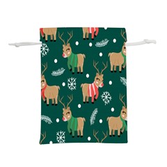 Cute Christmas Pattern Doodle Lightweight Drawstring Pouch (m) by Semog4