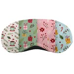 Flat Christmas Pattern Collection Sleeping Mask Front