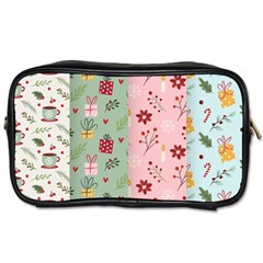 Flat Christmas Pattern Collection Toiletries Bag (one Side) by Semog4