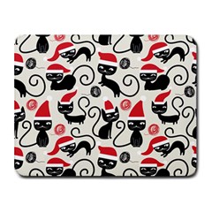 Cute Christmas Seamless Pattern Vector Small Mousepad by Semog4