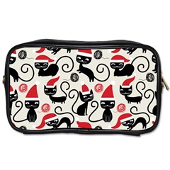 Cute Christmas Seamless Pattern Vector Toiletries Bag (one Side) by Semog4