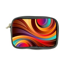 Abstract Colorful Background Wavy Coin Purse by Semog4