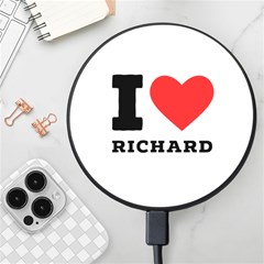 I Love Richard Wireless Fast Charger(black) by ilovewhateva