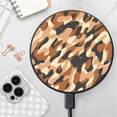 Abstract Camouflage Pattern Wireless Fast Charger(black) by Jack14