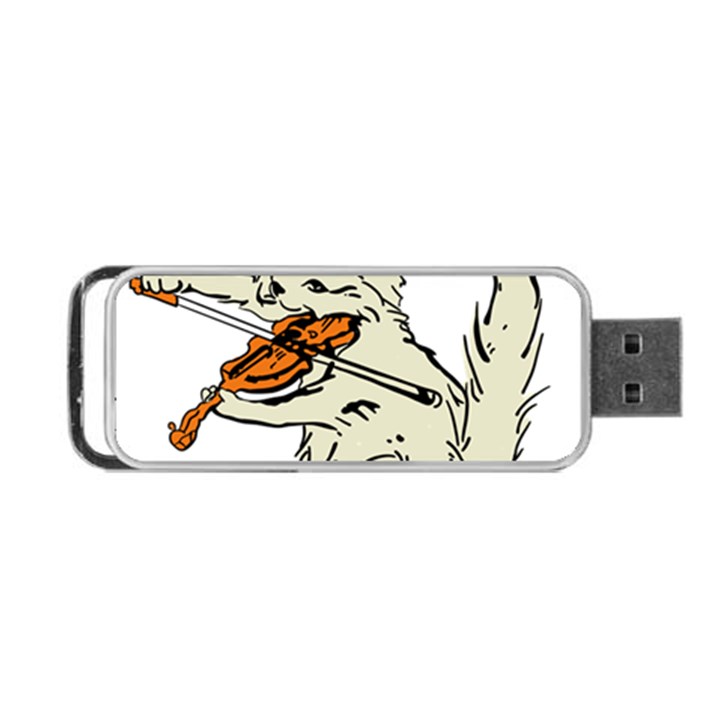 Cat Playing The Violin Art Portable USB Flash (Two Sides)