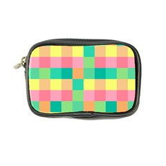 Checkerboard-pastel-squares- Coin Purse by Semog4