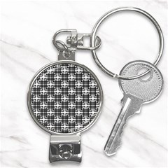 Pattern-vector-halftone-wallpaper Nail Clippers Key Chain by Semog4