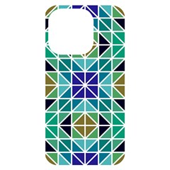 Mosaic-triangle-symmetry- Iphone 14 Pro Black Uv Print Case by Semog4