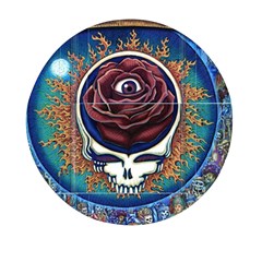 Grateful Dead Skull Rose Mini Round Pill Box (pack Of 5) by Semog4