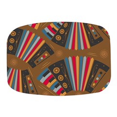 Pattern Accordion Mini Square Pill Box by Semog4