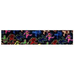 Grateful Dead Pattern Small Premium Plush Fleece Scarf by Semog4