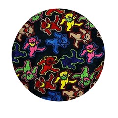 Grateful Dead Pattern Mini Round Pill Box by Semog4