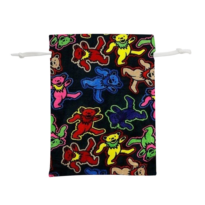 Grateful Dead Pattern Lightweight Drawstring Pouch (M)