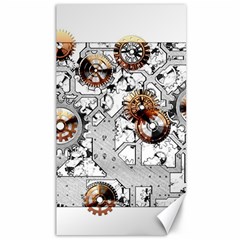 Gears Movement Machine Canvas 40  X 72  by Semog4