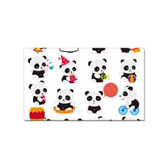 Giant Panda Bear Cuteness Sticker Rectangular (100 Pack) by Salman4z