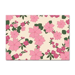 Floral Vintage Flowers Sticker A4 (100 Pack) by Dutashop