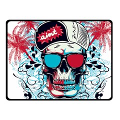 That Cool Graffiti Skull Fleece Blanket (small) by Salman4z