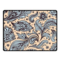 Texture Ornament Paisley Fleece Blanket (small) by Salman4z