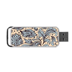 Texture Ornament Paisley Portable Usb Flash (two Sides) by Salman4z