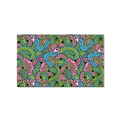 Background Texture Paisley Pattern Sticker (rectangular) by Salman4z