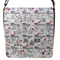 White Printer Paper With Text Overlay Humor Dark Humor Infographics Flap Closure Messenger Bag (s) by Salman4z