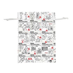 White Printer Paper With Text Overlay Humor Dark Humor Infographics Lightweight Drawstring Pouch (s) by Salman4z