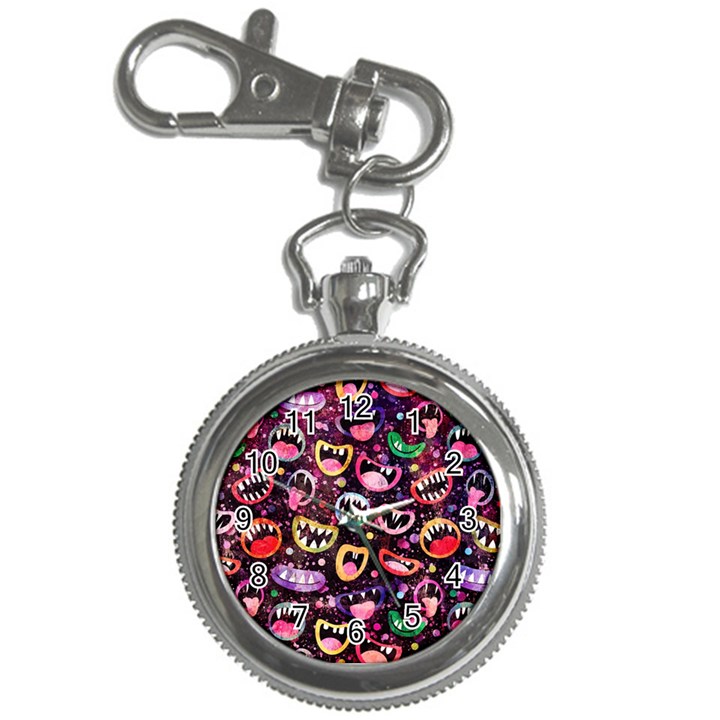 Funny Monster Mouths Key Chain Watches