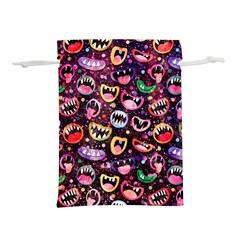 Funny Monster Mouths Lightweight Drawstring Pouch (s) by Salman4z