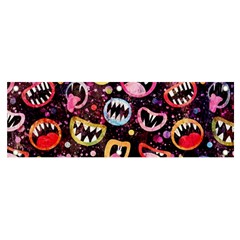 Funny Monster Mouths Banner And Sign 6  X 2  by Salman4z