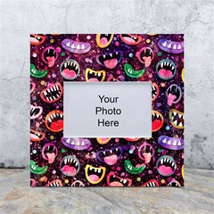 Funny Monster Mouths White Box Photo Frame 4  X 6  by Salman4z