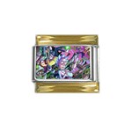 Rick And Morty Time Travel Ultra Gold Trim Italian Charm (9mm) Front