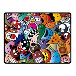 Cartoon Explosion Cartoon Characters Funny Fleece Blanket (Small) 50 x40  Blanket Front