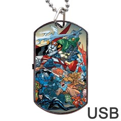 80 s Cartoons Cartoon Masters Of The Universe Dog Tag Usb Flash (two Sides) by Salman4z