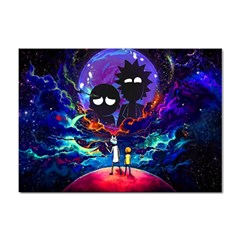 Rick And Morty In Outer Space Sticker A4 (100 Pack) by Salman4z