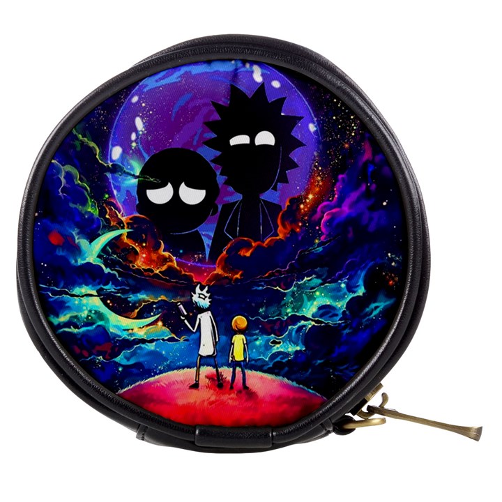 Rick And Morty In Outer Space Mini Makeup Bag